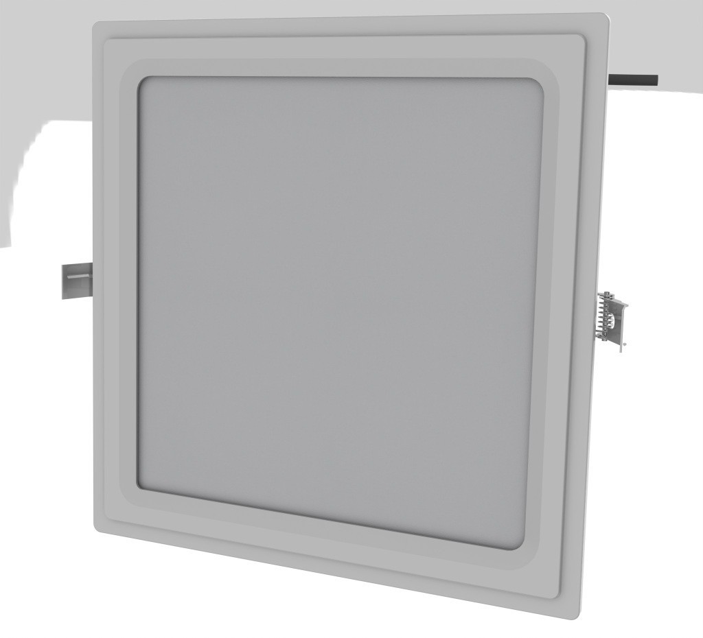 Epistar Lạnh trắng Slim LED vuông Bảng điều chỉnh ánh sáng với hằng số hiện tại LED driver Ra80