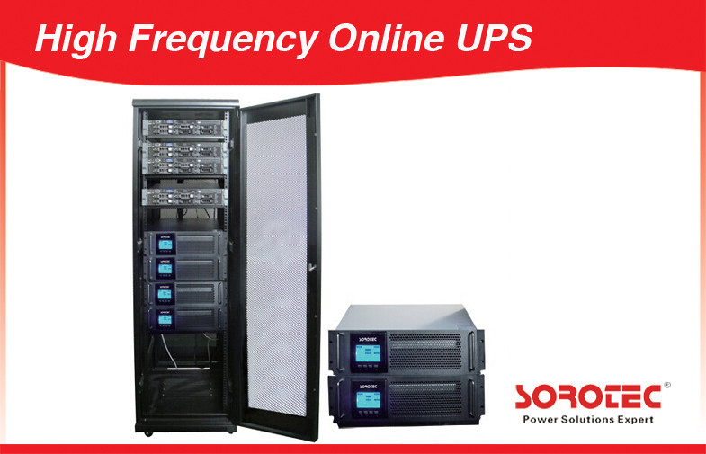 1 - 10KVA 8000W Nguồn cung cấp không gián đoạn, Rack Mount UPS Tần số Pure Online
