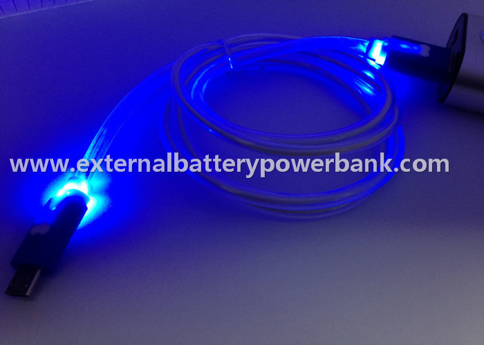 LED Light 4 Màu sắc Micro USB Data Transfer Cable / USB Data sạc cáp