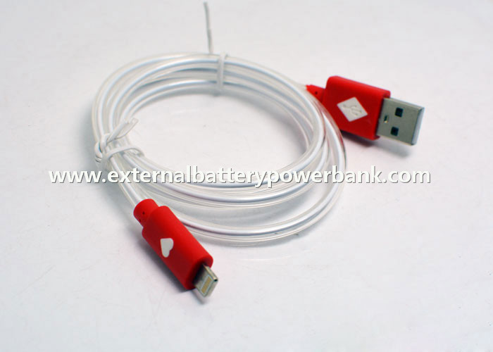 8pin Lightening Chuyển USB Cáp dữ liệu với Red LED Light cho iPhone5 5s 6 6Plus