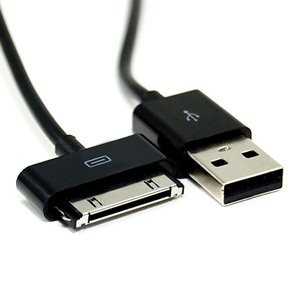 Thêm dài đen 6ft USB Data Sync Cable cho Apple iPhone 4 4S 3GS iPod iPad