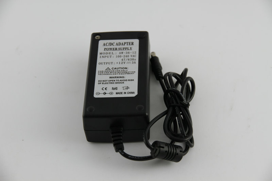 EN55022 LED đèn AC Để 12V DC Power Adapter 36W Tự động Phục hồi, CE / Rosh