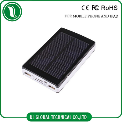 Solar Panel Ngân hàng điện màu xanh trắng đỏ High Power Bank Pin Điện thoại di động
