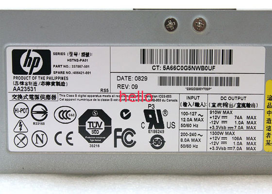 Đồ Compaq 337867-001 1300W HP Server Power với Active Fan