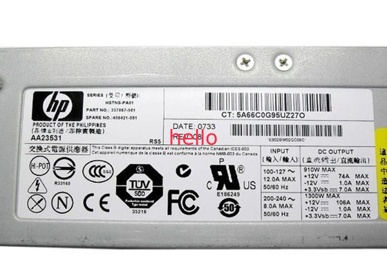Đồ Compaq 337867-001 1300W HP Server Power với Active Fan