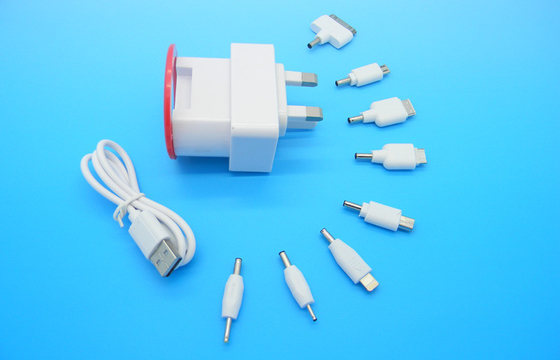Liên tục hiện tại phổ USB Sạc du lịch 5V 2.0A Anh Plug, FCC Part 15B