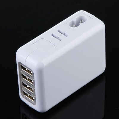4 Port USB phổ Sạc du lịch tường AC Adapter Đối với Trang chủ, đa cắm