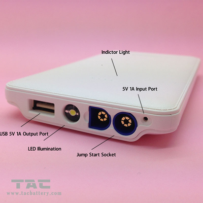Ultra Thin USB di Truck Jump đề điện Ngân hàng 5400mAH 5V