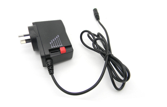 1000mA 12W treo tường Power Adapter Ajustable 3V - 12V Với SAA cắm