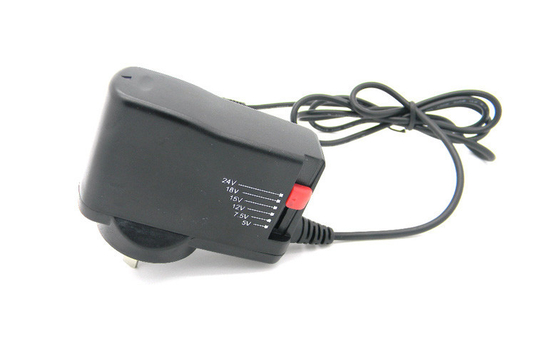 1000mA 12W treo tường Power Adapter Ajustable 3V - 12V Với SAA cắm