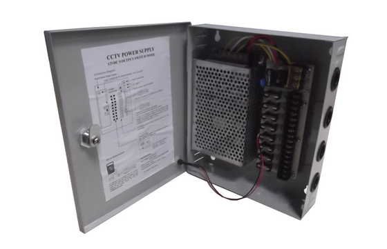12V 5Amps CCTV Power Supply Box 9 kênh, Camera Power Supply
