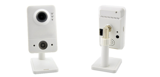 Trắng IP Network Camera / Intelligent Internet 1.3MP HD Cube