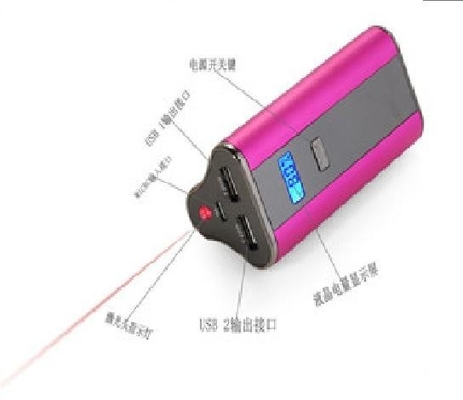 Điện thoại di động / xe 5V Mobile Power Supply WIth 7800mAh LED
