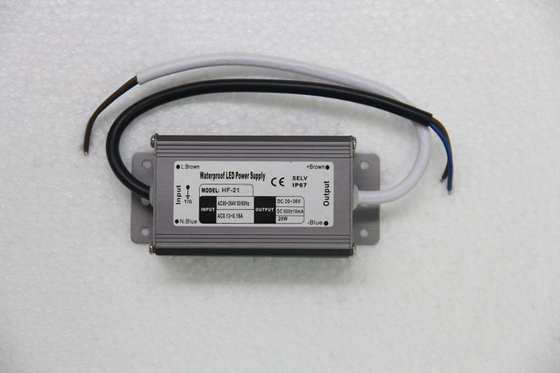 21W liên tục AC hiện tại Để cấp nguồn DC 20V DC, 650mA Waterproof LED Nguồn cung cấp