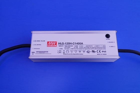 Trình điều khiển Meanwell 120W chống nước Bộ nguồn LED dòng điện không đổi với vỏ nhôm