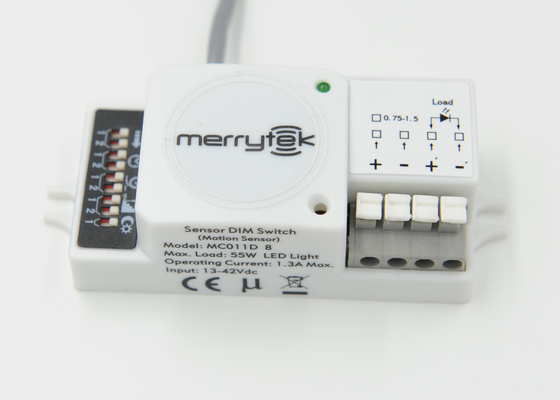 Kích thước gọn nhẹ DC Motion Sensor 5.8GHz Với liên tục điều khiển Led hiện tại