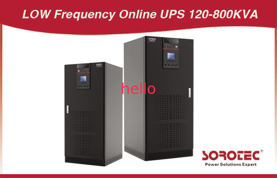 12p / 6p, 160KVA Tần suất trực tuyến thấp 3 pha điện nguồn không gián đoạn