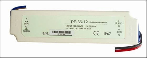 300 VAC 3A 36W Điện áp liên tục chống thấm nước LED Driver Full Range Đối với Camera