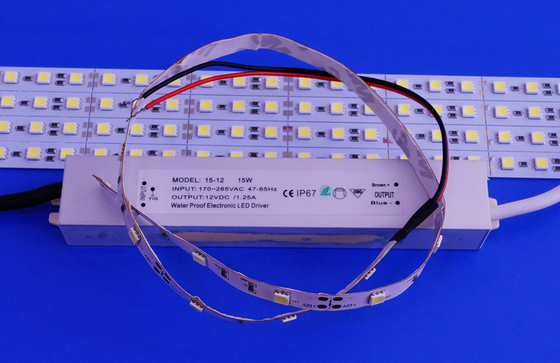 15W 12vdc Trình điều khiển điện áp không đổi Led ngoài trời cho dải Led, chiếu sáng trang trí