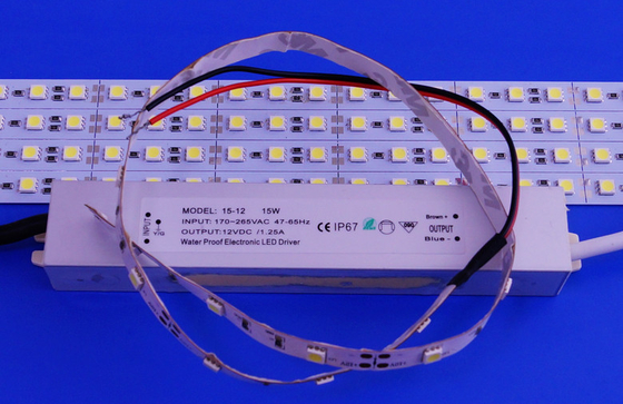 15W 12vdc Trình điều khiển điện áp không đổi Led ngoài trời cho dải Led, chiếu sáng trang trí