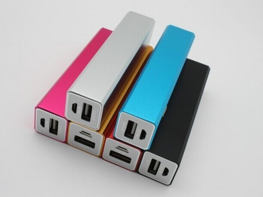 3200mAh tím Rectangle Shape Portable USB Power Pack Đối với Máy tính xách tay