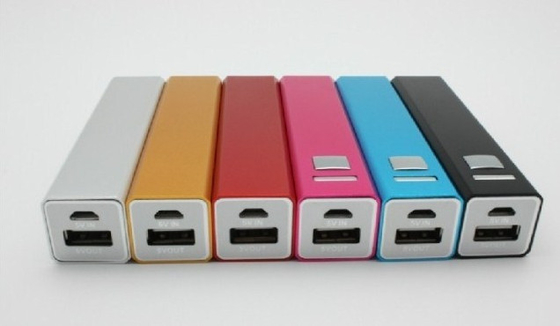 3200mAh tím Rectangle Shape Portable USB Power Pack Đối với Máy tính xách tay