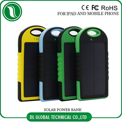 Siêu mỏng 4000mAh 5000mAh Ngân hàng Năng lượng mặt trời Ngân hàng xách tay Điện thoại di động Power Battery