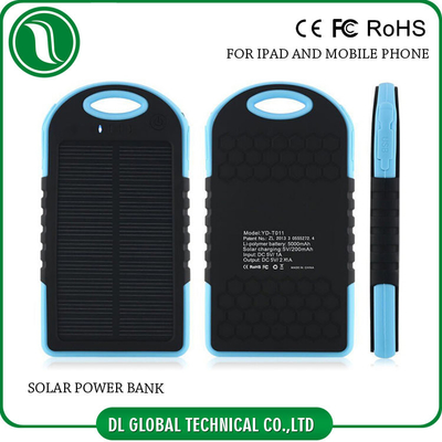 Siêu mỏng 4000mAh 5000mAh Ngân hàng Năng lượng mặt trời Ngân hàng xách tay Điện thoại di động Power Battery