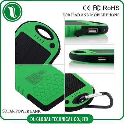 Siêu mỏng 4000mAh 5000mAh Ngân hàng Năng lượng mặt trời Ngân hàng xách tay Điện thoại di động Power Battery
