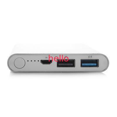 Phổ 10000MAH di động ĐTDĐ Nguồn Ngân hàng Lithium Polymer di động sạc nhanh