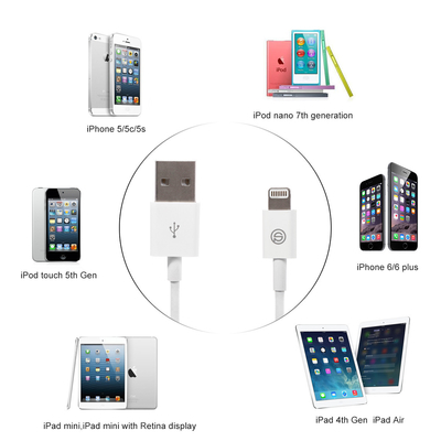 3ft 1m 8 Pin Chuyển USB Data Cable Dây Sync, iPhone USB 2.0 Cable
