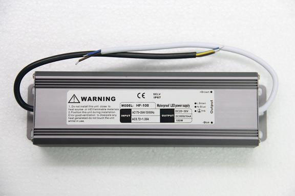 108W 3200mA AC Để DC liên tục hiện tại LED Power Supply 170V - 250V, IP68 Mini Power Supply