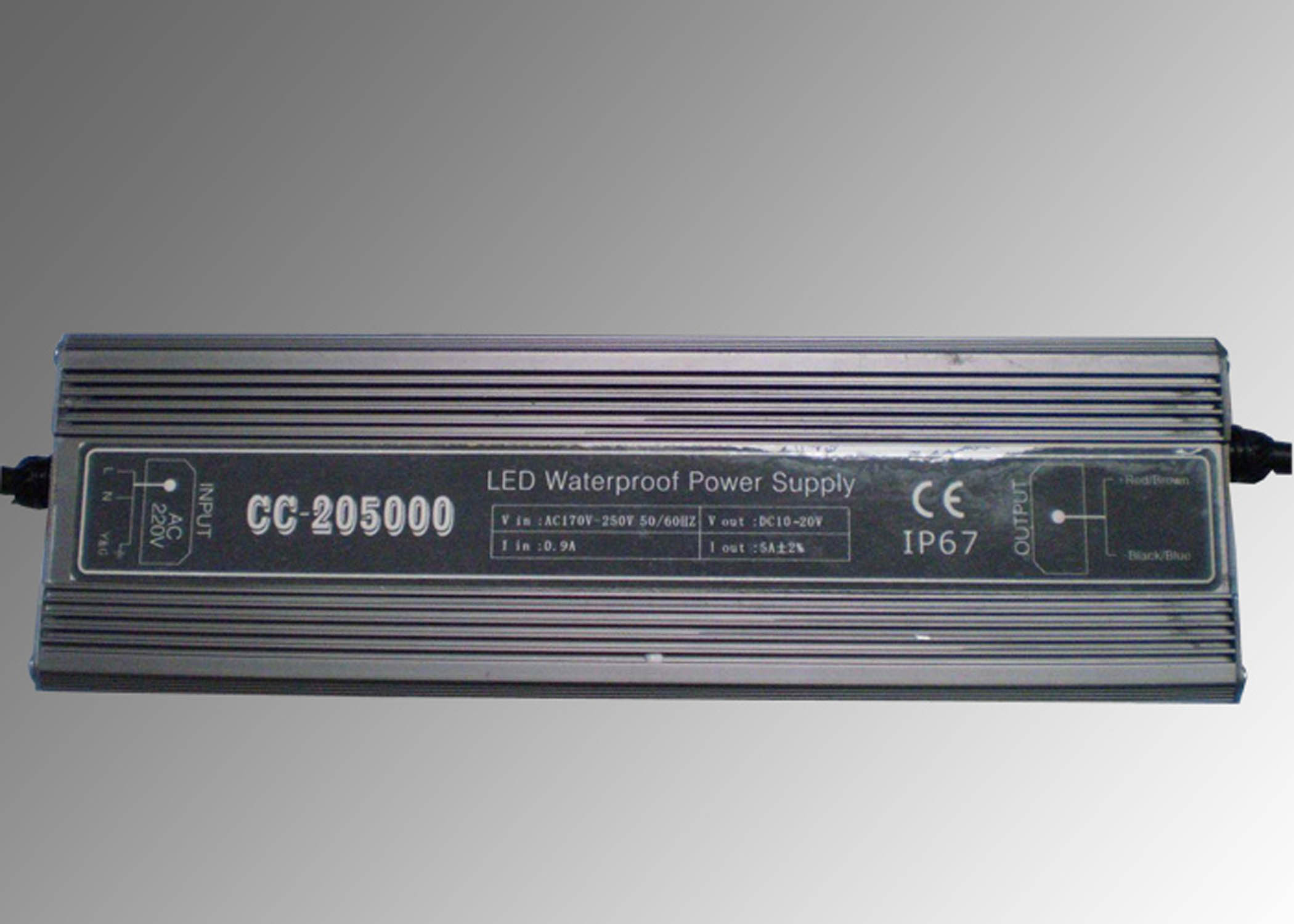 3000 giờ Máy giặt treo tường LED một màu DC24V 72W với vật liệu PC IP65